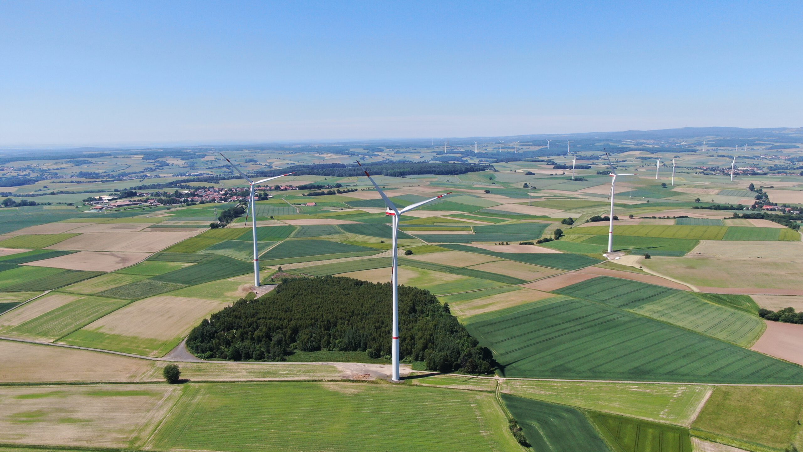 Von RENERTEC betreuter Windpark in Hessen